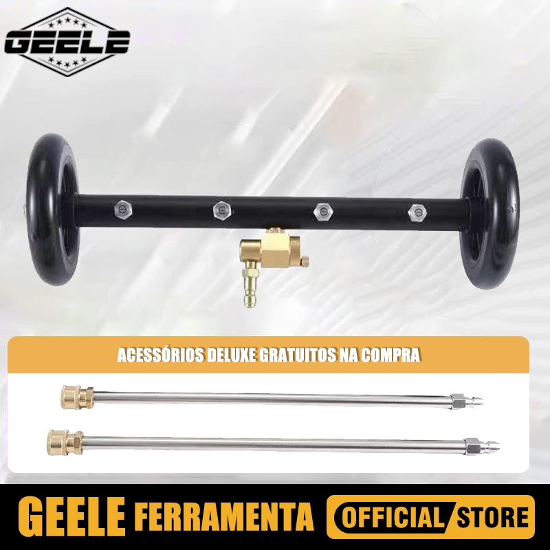 Escova Inferior De Função Dupla , Metal 4000Psi , Limpador De Chassi , Limpeza De Carro , ...