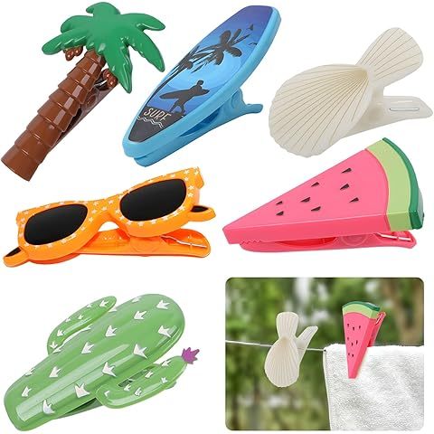 Clipes De Toalha De Praia , Prendedores Piscina Para Espreguiçadeiras Grandes Roupas De Lavanderia Clipe Cadeira Suprime