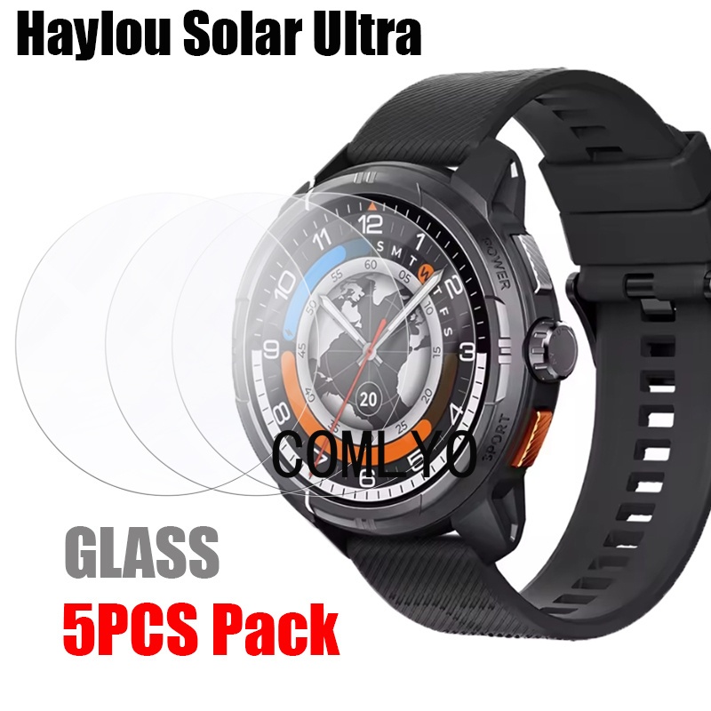 Para Haylou Solar Ultra Smartwatch Relógio Inteligente Protetor De Tela De Vidro Temperado 9H 2.5D Filme
