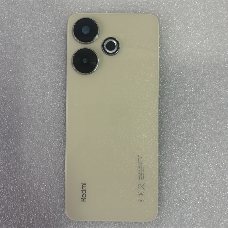 Tampa Traseira Da Bateria Para Xiaomi Redmi 13 4G , Caixa De Vidro , Substituição De Peça Sobressalente De Reparo + Lent