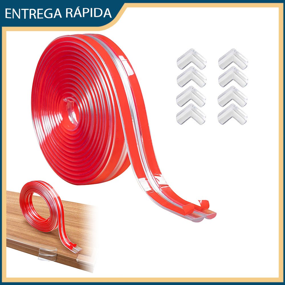 6m borda da mesa anti-corte borda proteção almofada mesa de jantar borda proteção anti-colisão tira criança Prote