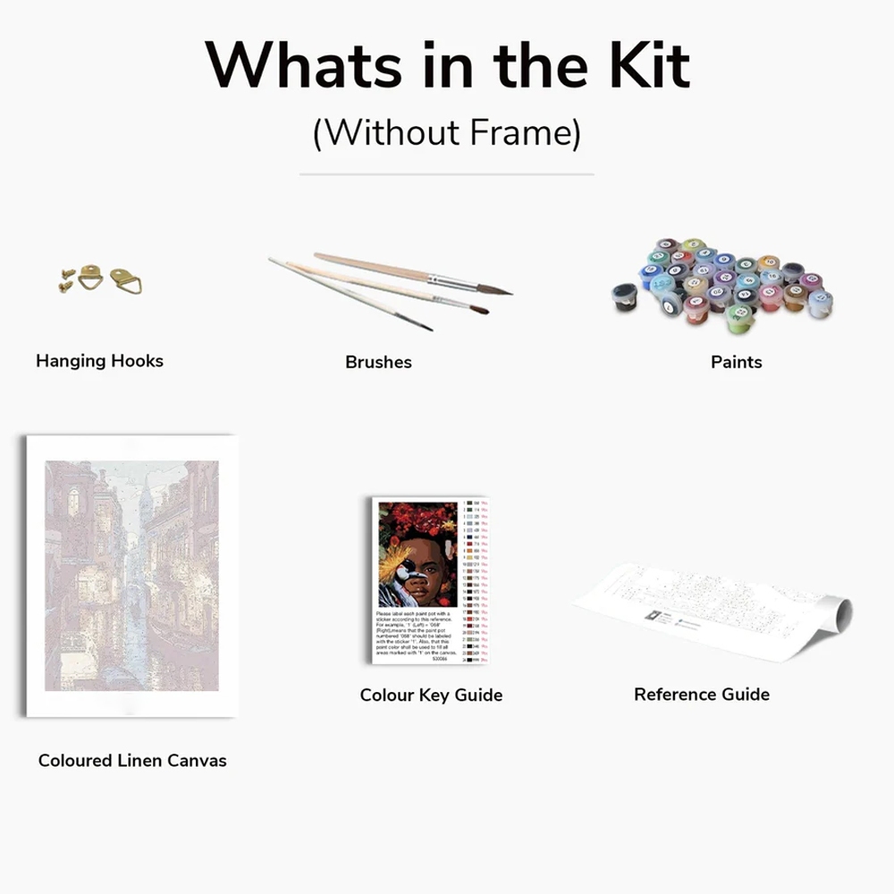 Paisagem/Pintura Por Números De Arte De Parede Em Tela/Presente DIY Decoração/Cor Número/Papel Ornamentos Artísticos/Med