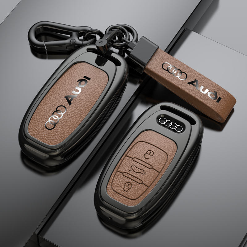 Liga Estilo Caso Chave Do Carro Capa Escudo Para Audi A6 A5 Q7 S4 S5 S7 A4 B9 A4L 4m 8W Q5 TTS RS 8S Coupe Acessórios De