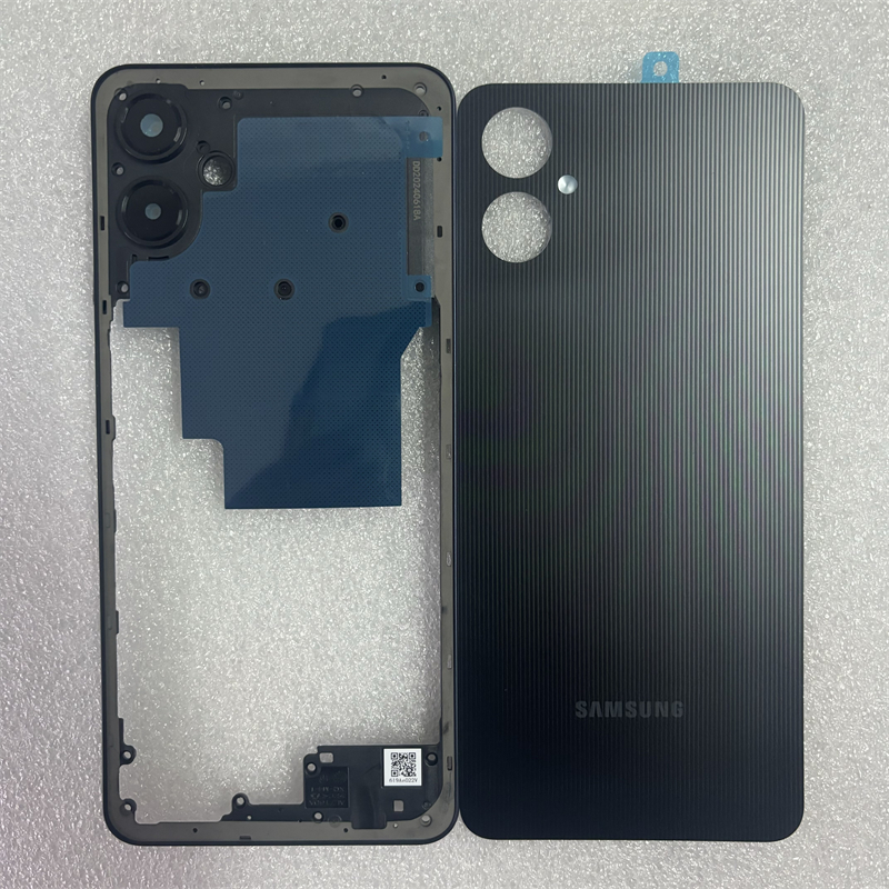 A + Para Samsung Galaxy A06 Tampa Traseira Da Bateria Carcaça Completa Caixa Moldura Intermediária + Botão De Volume + V