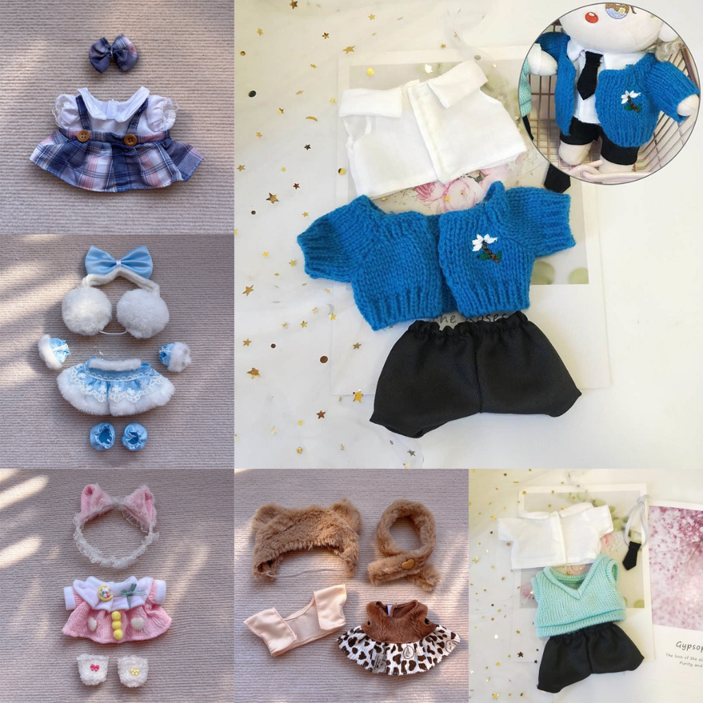 Roupas De Boneca Infantil Para Bonecas Idol De 20 Cm , Acessórios De Pelúcia , Suéter . em Oferta na Shopee
