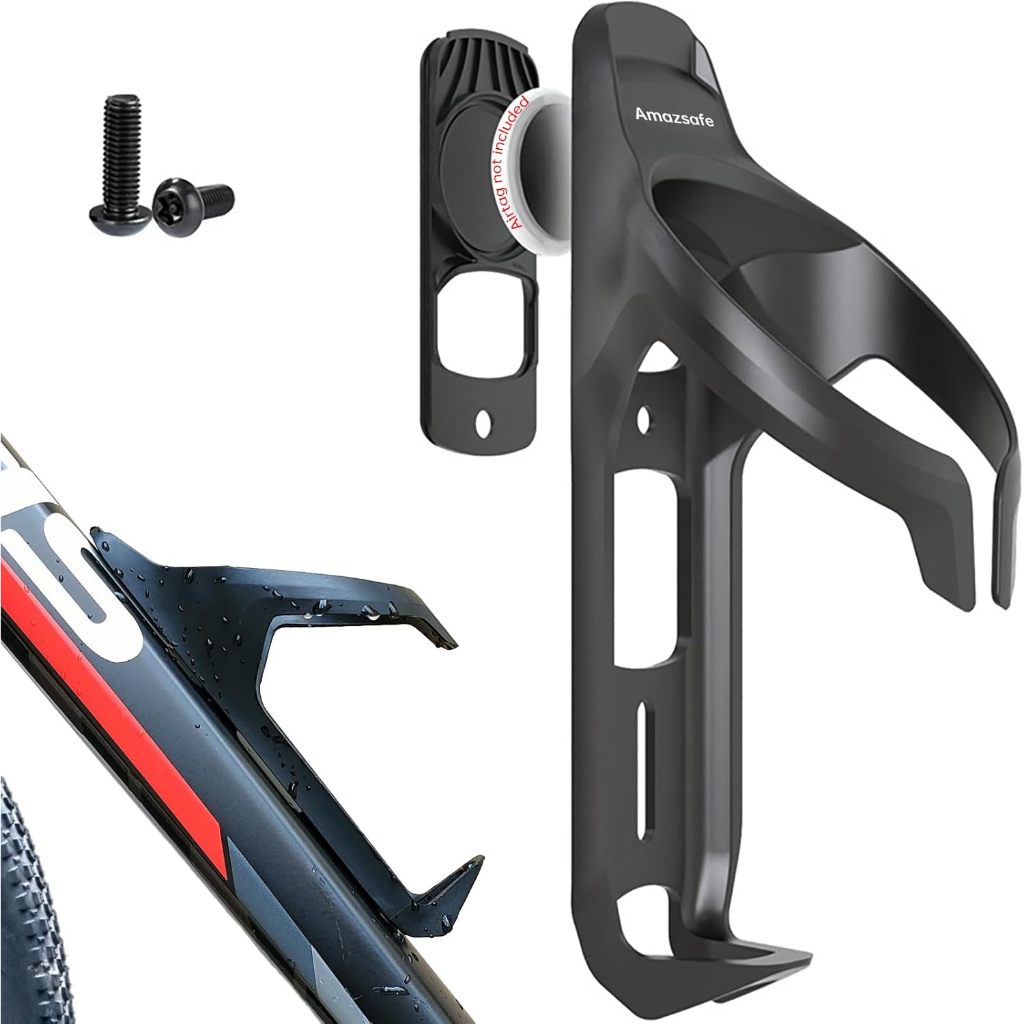 Suporte Para Bicicleta Airtag Oculto No Garrafa De Água , Antirroubo Universal De Estrada MTB , À Prova D'água E Gaiola em Oferta na Shopee