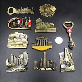 Ímã De Geladeira Estados Unidos Alemanha Suíça Austrália Itália França Decoração De Casa Adesivo Lembranças Criativas Pr em Oferta na Shopee