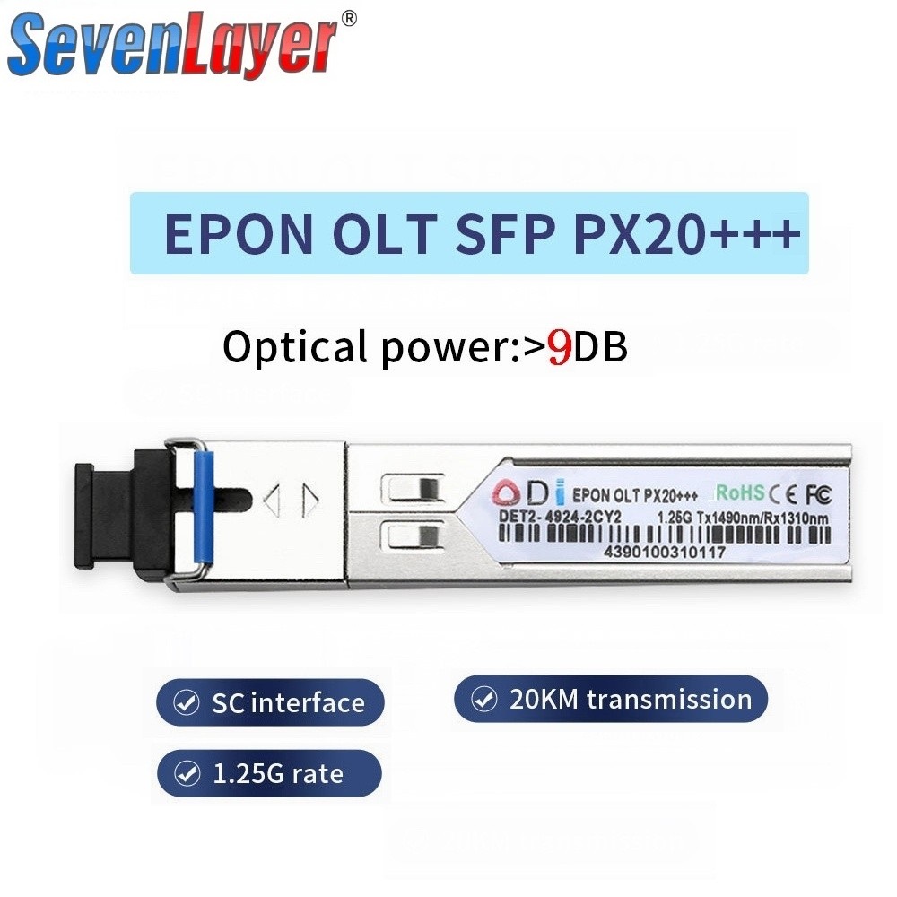 Módulo HSGQ ODI EPON OLT px20 + > 9db SFP 9db Transceptor SC Conector Compatível Com Huawei