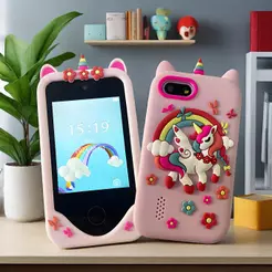Crianças Jogo Telefone Inteligente Engraçado Aprendizagem Educação Ferramenta Smartwatch Relógio Leitor De Música Desper