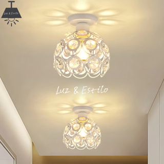 Luminária De Teto Cristal Simplicidade Moderna Corredor Sala De Estar Varanda Quarto em Oferta na Shopee