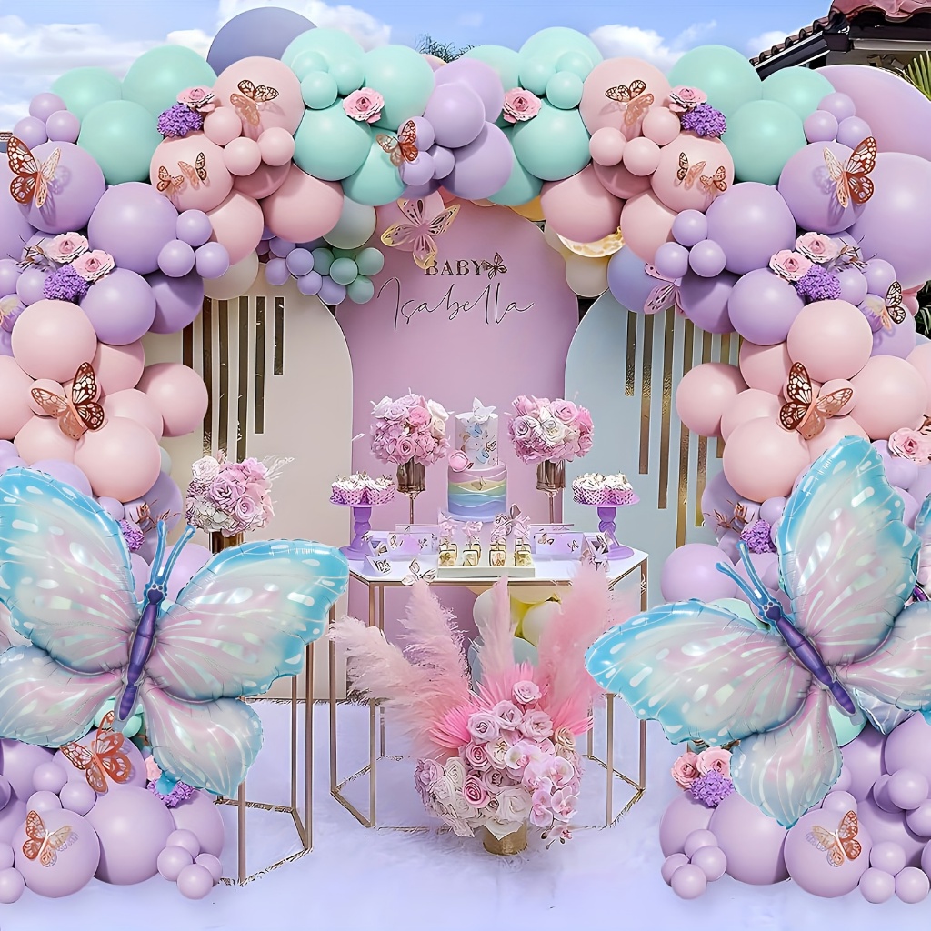 Kit 152 Balões Bexiga Jardim Encantado - Balão Bexigas Candy Número 7 Para Festas e Aniversários