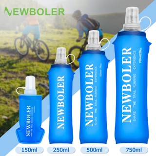NEWBOLER 150ml 250ml 500ml 750ml Frasco Macio TPU Silicone Garrafa De Água Dobrável Para Esportes Ao Ar Livre Viajar Cor em Oferta na Shopee