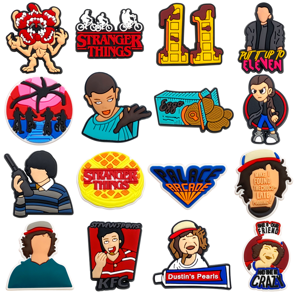 Encantos De Sapato Acessórios DIY Para Com Botões Decorações De PVC Apto Bolha Slides Sandálias Festival Presentes De Fe em Oferta na Shopee