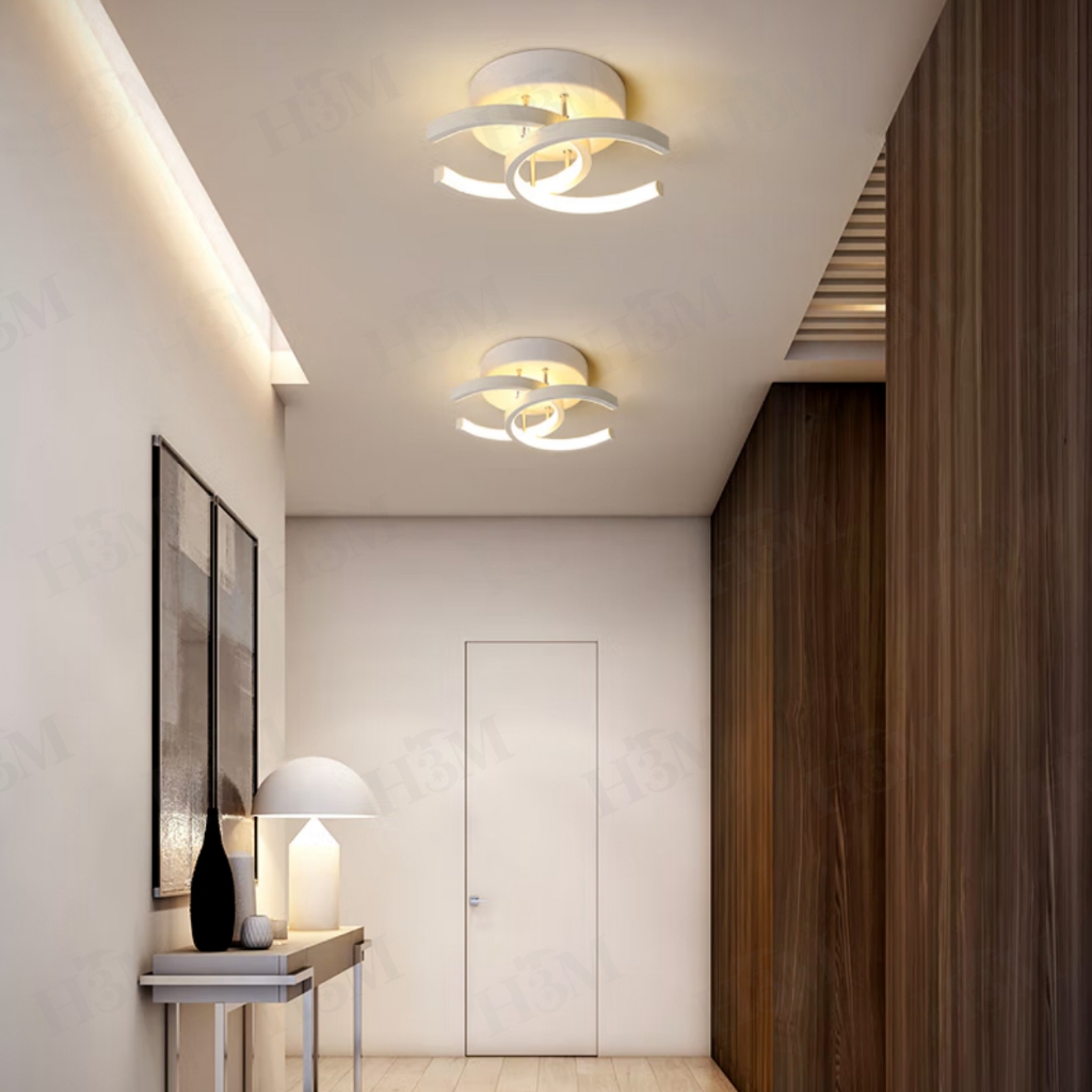3 Cores 110V/220V Lâmpada De Teto Led Lustre Moderno Para Corredor Sala Estar Quarto Cozin...