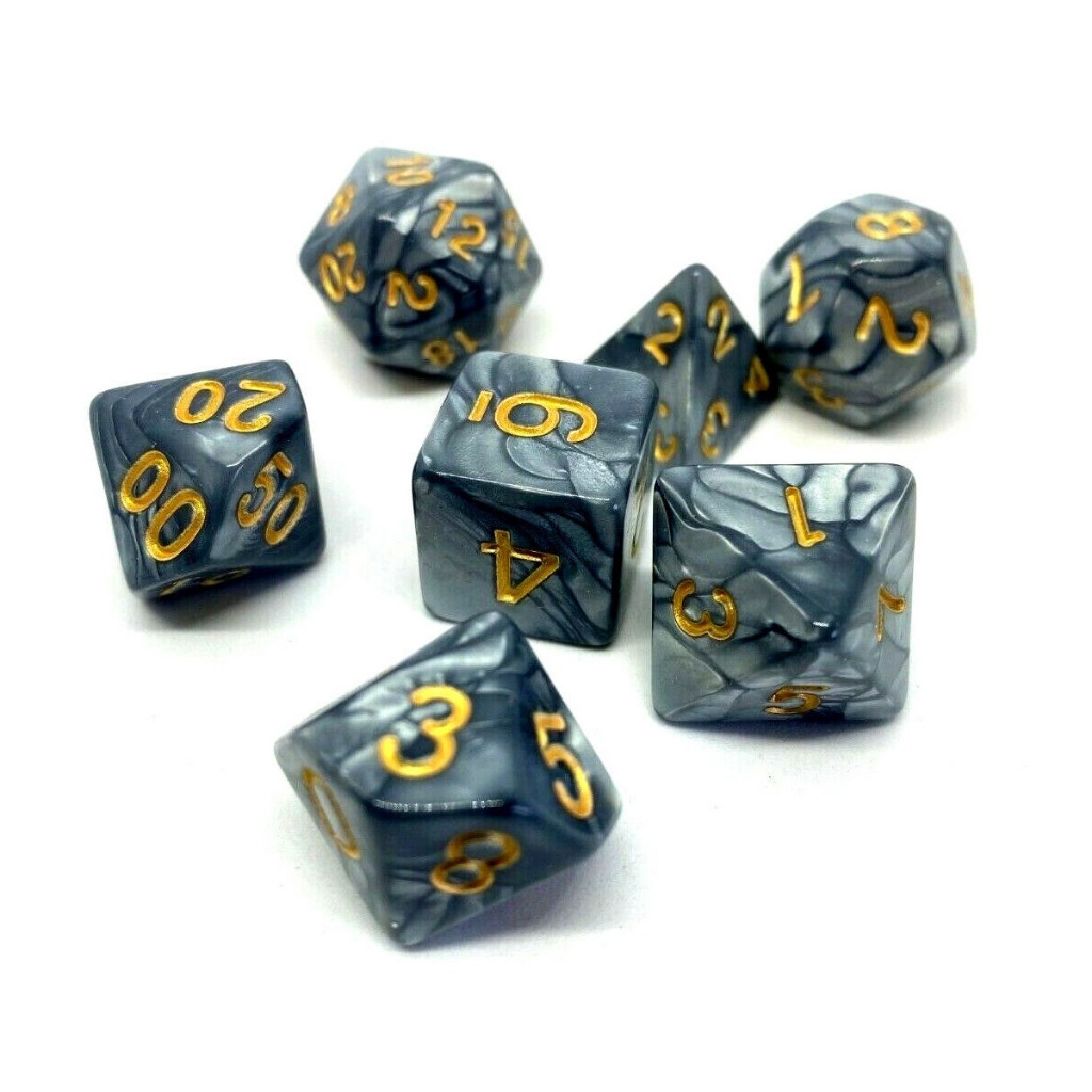 Conjunto De Dados DND Estilo Clássico , Poliédricos De Jogo De Mesa Para Masmorras E Dragões TRPG De Dramatização em Oferta na Shopee