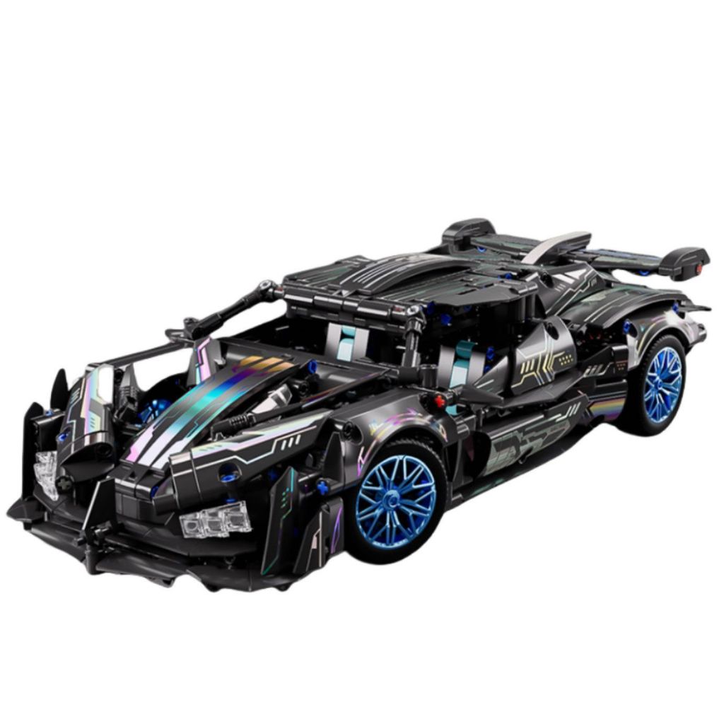 1: 14 1300 pçs compatível Lego conceito carro esportivo Apollo sol deus Lamborghini montado bloco de construção brinqued