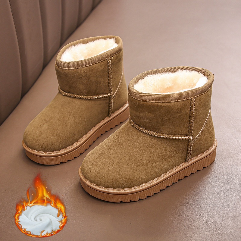 Botas De Neve De Lã Para Bebês , Crianças , Meninos , Meninas , Inverno , Quente , Tênis Esportivos Casuais