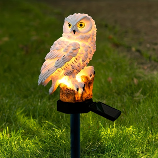 Luz Solar Decoração De Coruja De Jardim Luz Solar Atmosfera Luz à Prova D'água em Oferta na Shopee