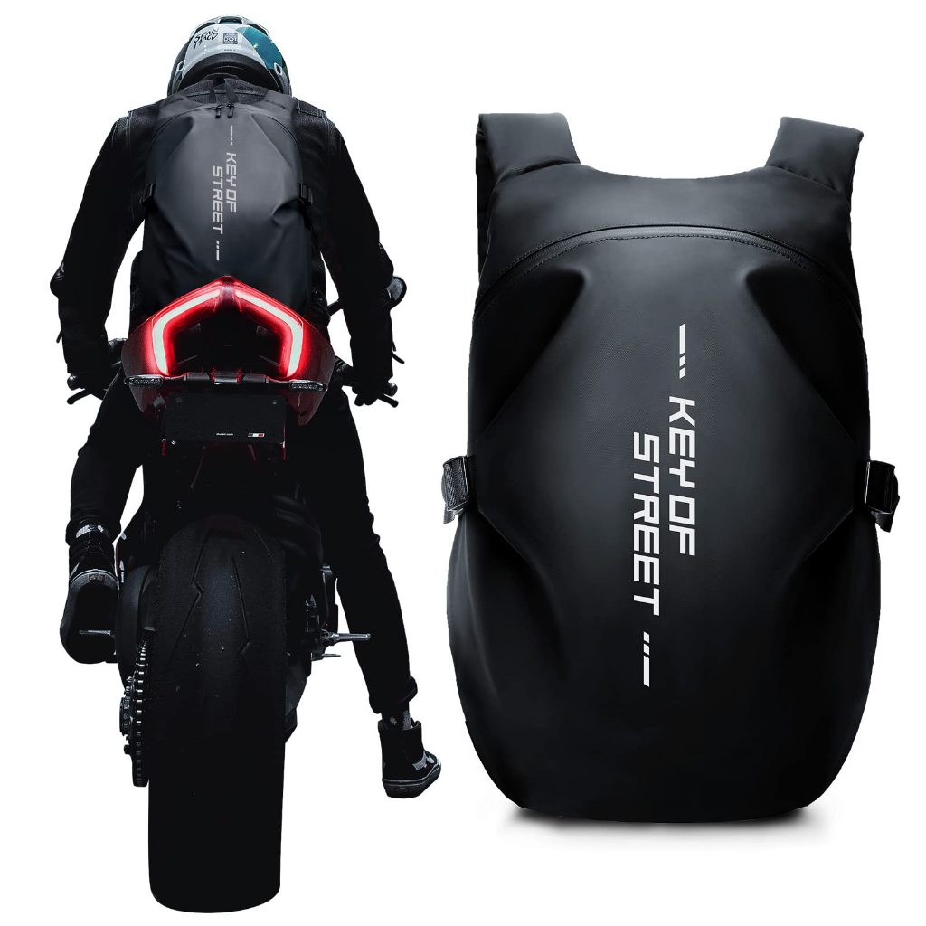 Mochila Porta Capacete Moto Impermeável AntiFurto Reflexivo