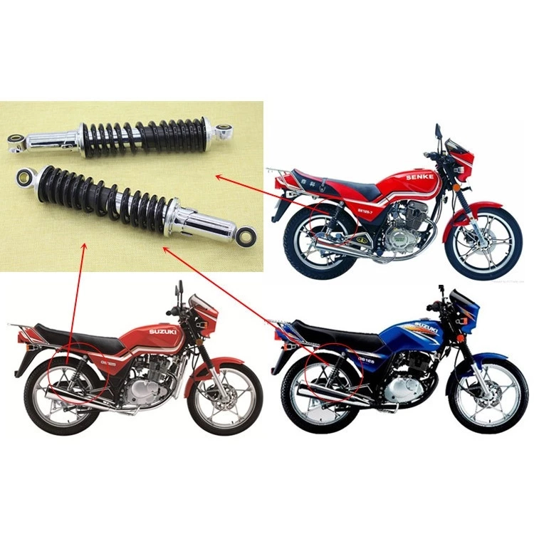 Par Amortecedor Traseiro Honda CG Titan  FAN 150 2004 à 2015 bestbrasil.br