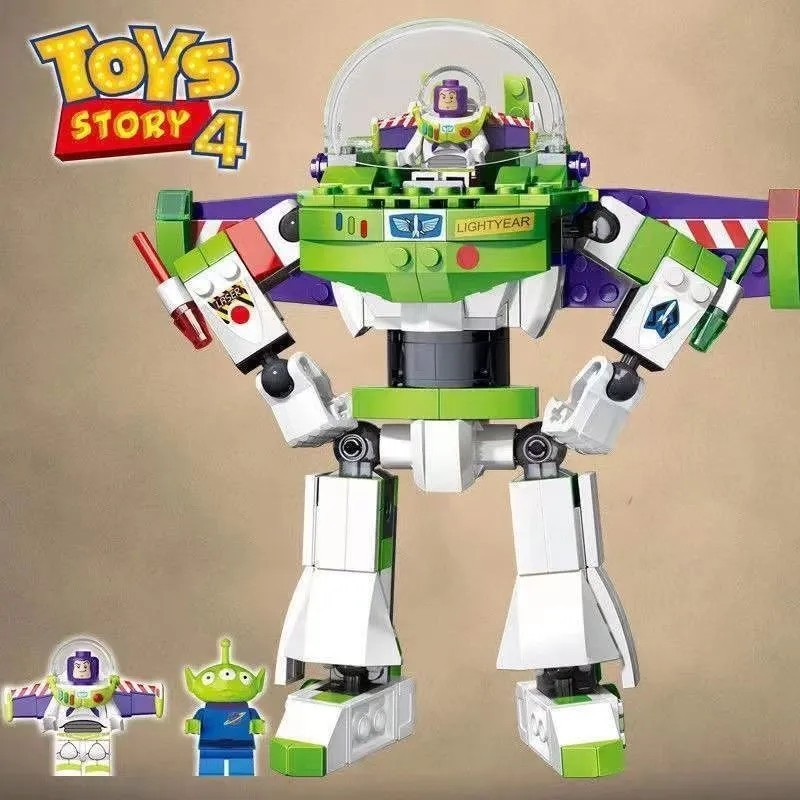 Brinquedo voador Superman alienígena três olhos menino Mecha robô compatível Lego meninos meninas bloco de construção br