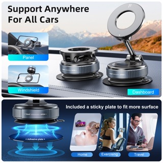360 ° Rotação Magnético Carro Montado Suporte De Adsorção Preguiçoso Multifuncional Dobrável Do Tele em Oferta na Shopee