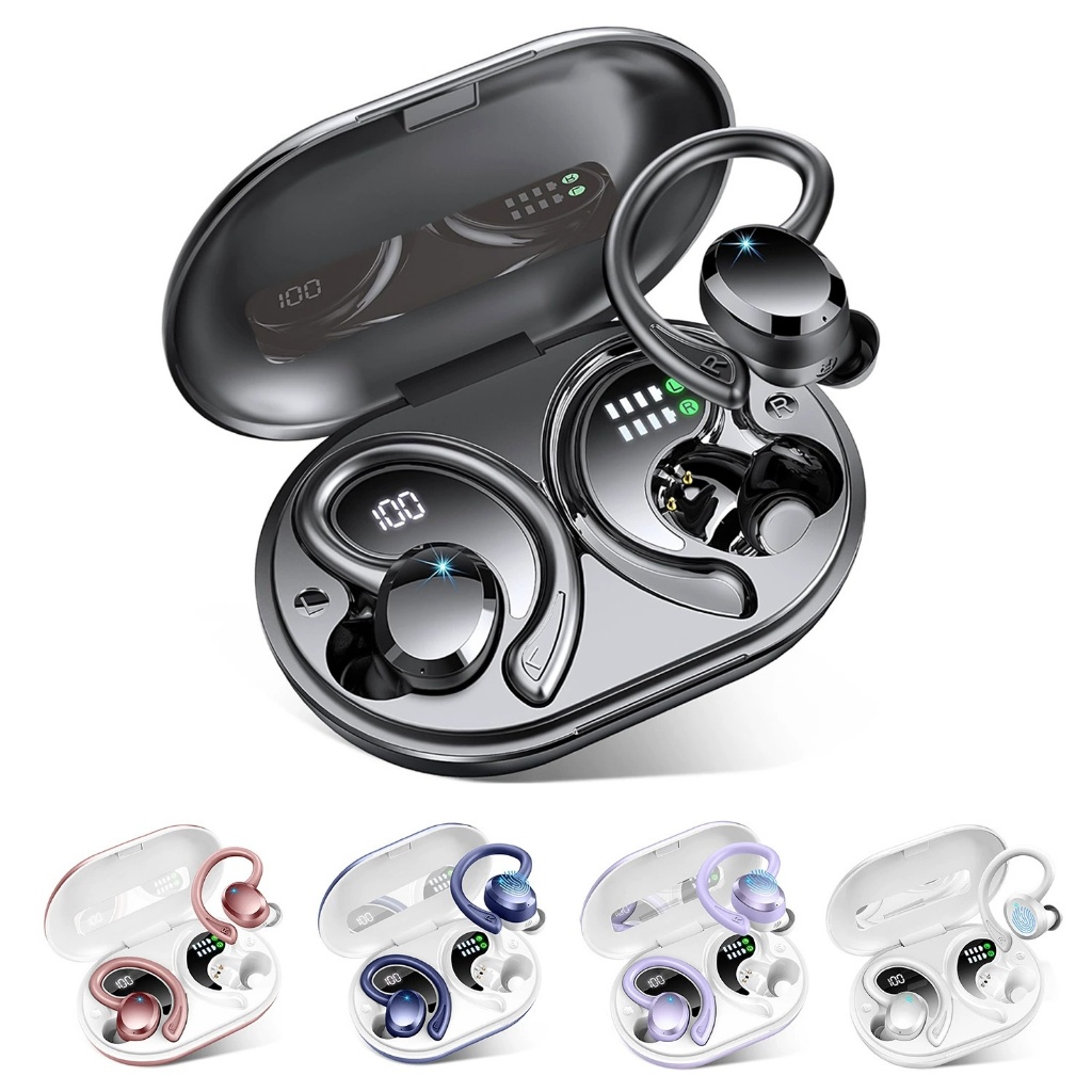 Fones De Ouvido Sem Fio , Graves Estéreo Bluetooth 5.3 , Microfone Intra-Auricular Com Cancelamento De Ruído , IP7 À Pro