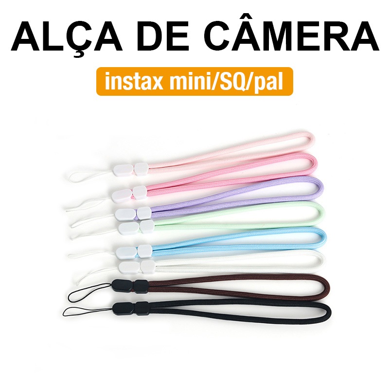 [Film Lab] Alça Para Câmera Instax Mini Square SQ Pal Alça De Pulso CAB31 em Oferta na Shopee