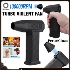 Ventilador Soprador De Ar Turbo 130000 Rpm Sem Fio Portátil