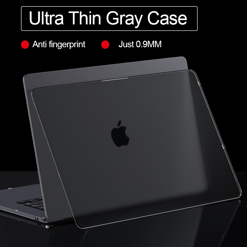 Caso mate ultrafino compatível com Macbook Air 13 polegadas M4 M3 M2 M1 chip A3240 A3113 A2681 Anti-Impresas digitais