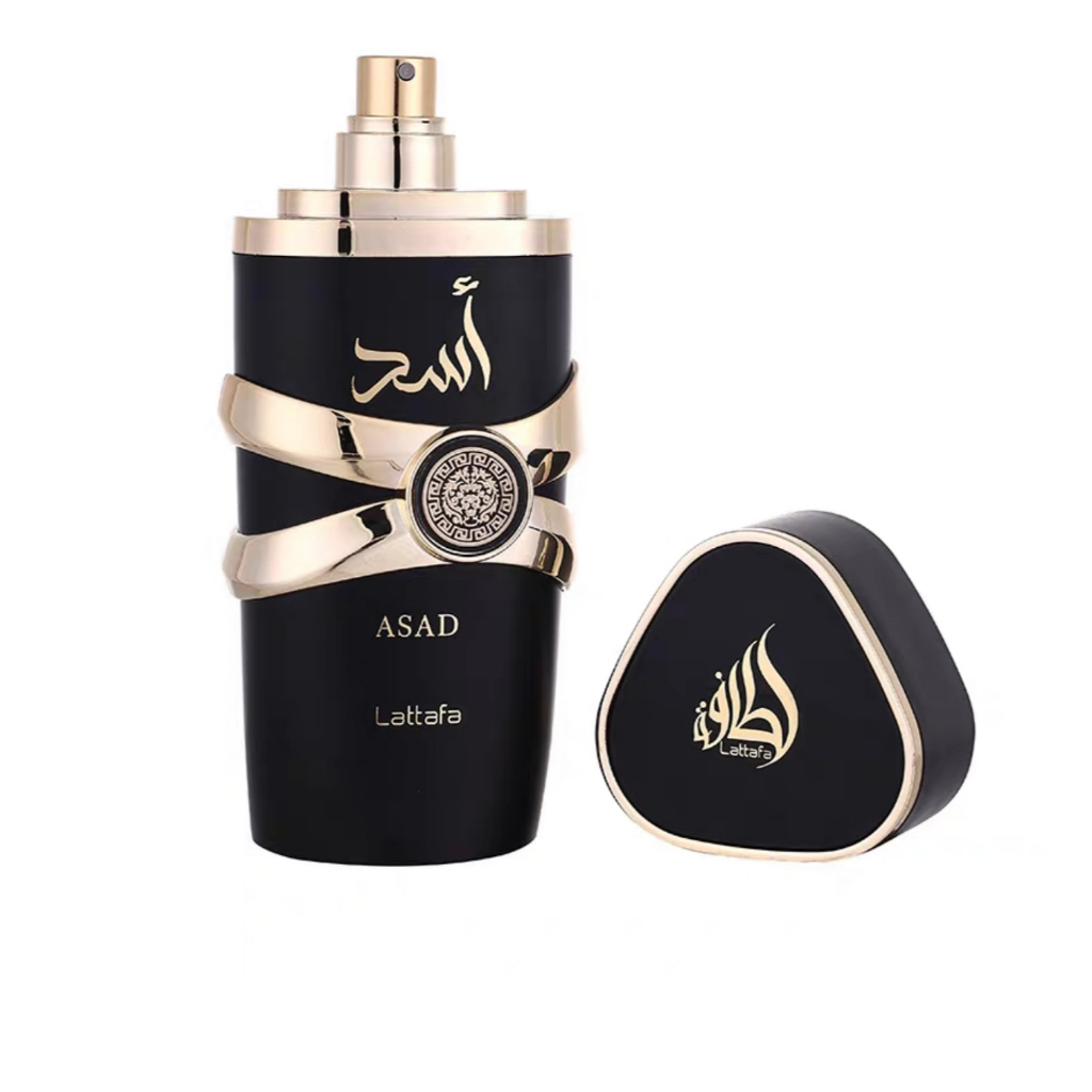 Perfume Árabe Asad Lattafa  Masculino Intenso e Oriental 100ml- Persistente até 24H
