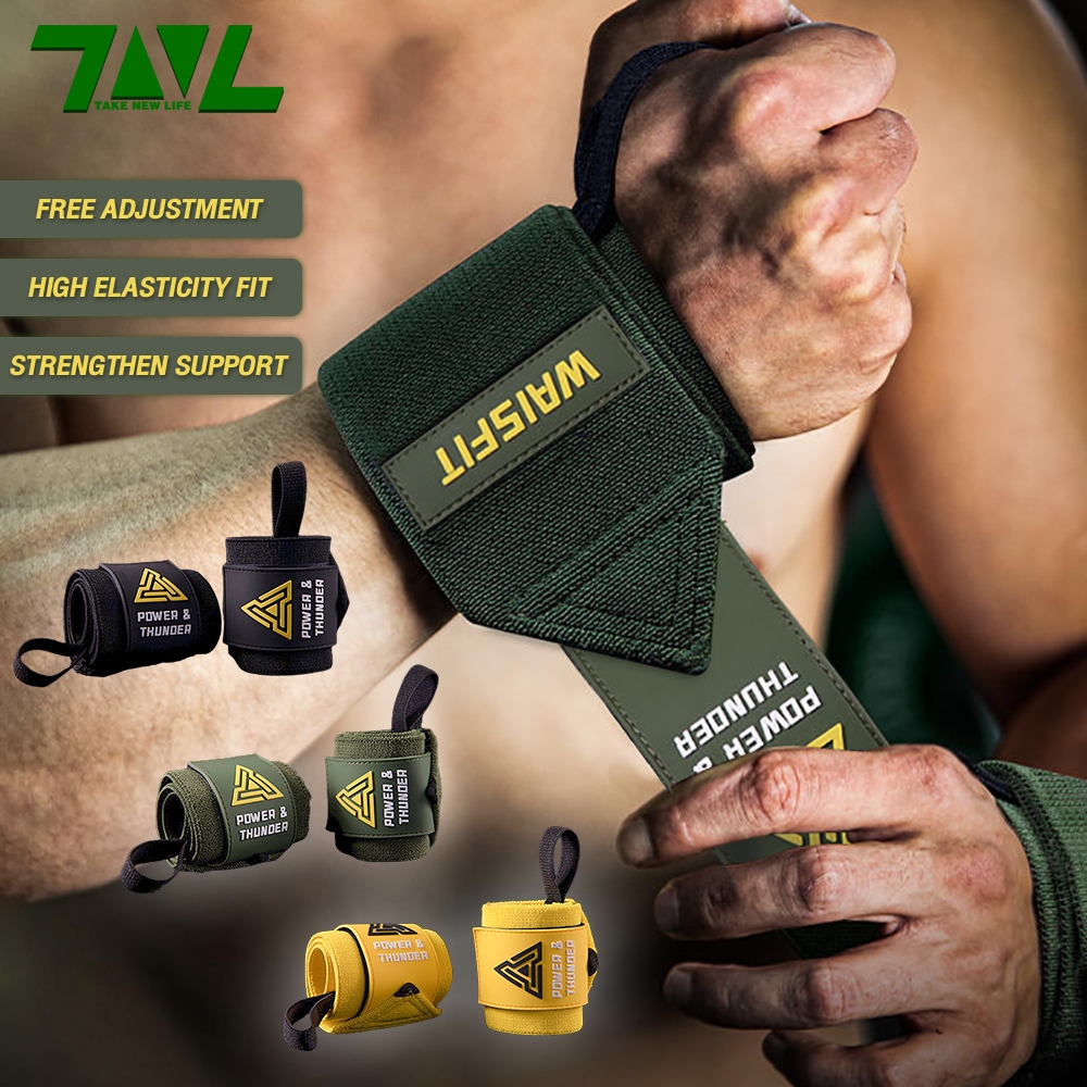 Munhequeira Elástica Alta Compressão Performance para push ups-clean-snatch-jerk Powerlifting Lpo