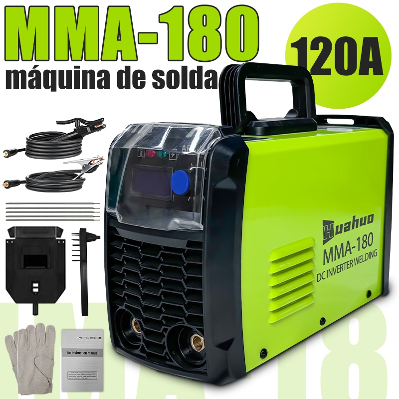 110V/220V Máquina De Solda Inversora MMA-180 IGBT Tecnologia Display Digital Ferramenta De Soldagem Portátil Automática