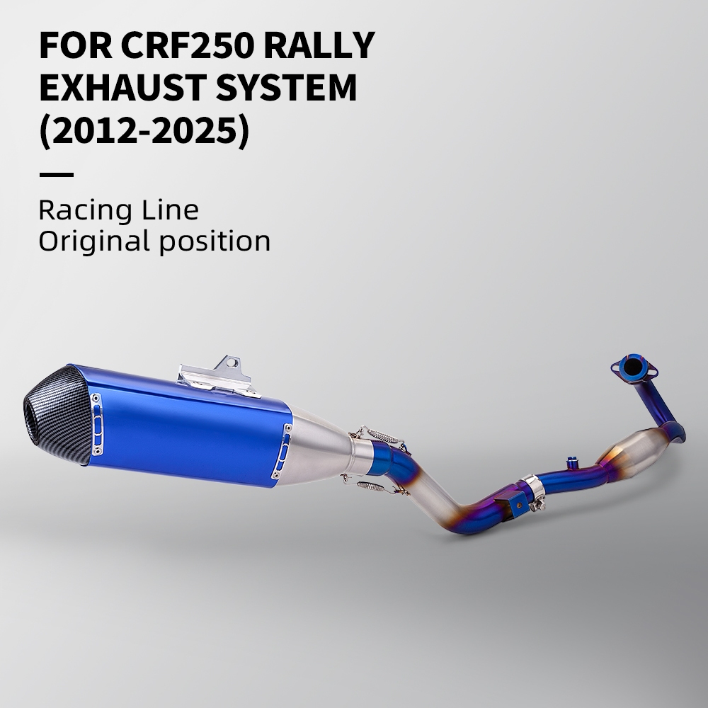 Sistema De Escape Completo Para Motocicleta CRF250 CRF250L/RALLY Tubo Modificado Off-Road