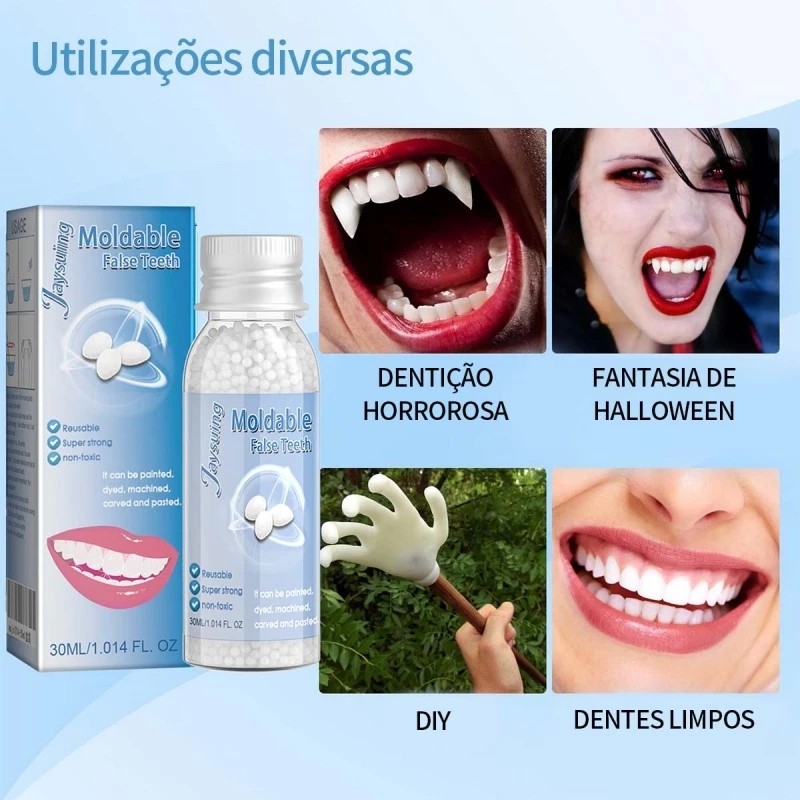 Cola De Resina Plástica Sólida DIY Para Maquiagem De Halloween-30ml