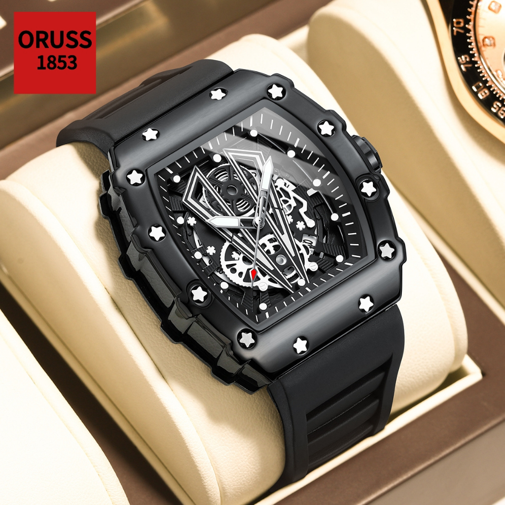 Original luxo luminoso à prova dwaterproof água Silicone quadrado moda esportes relógio versão coreana relógio de quartz