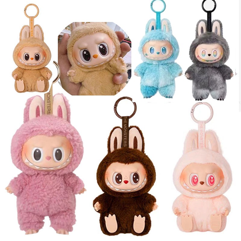 Pop Mart Labubu Chaveiro Vinil Rosto Caixa Cega Boneca Série Brinquedos Presente
