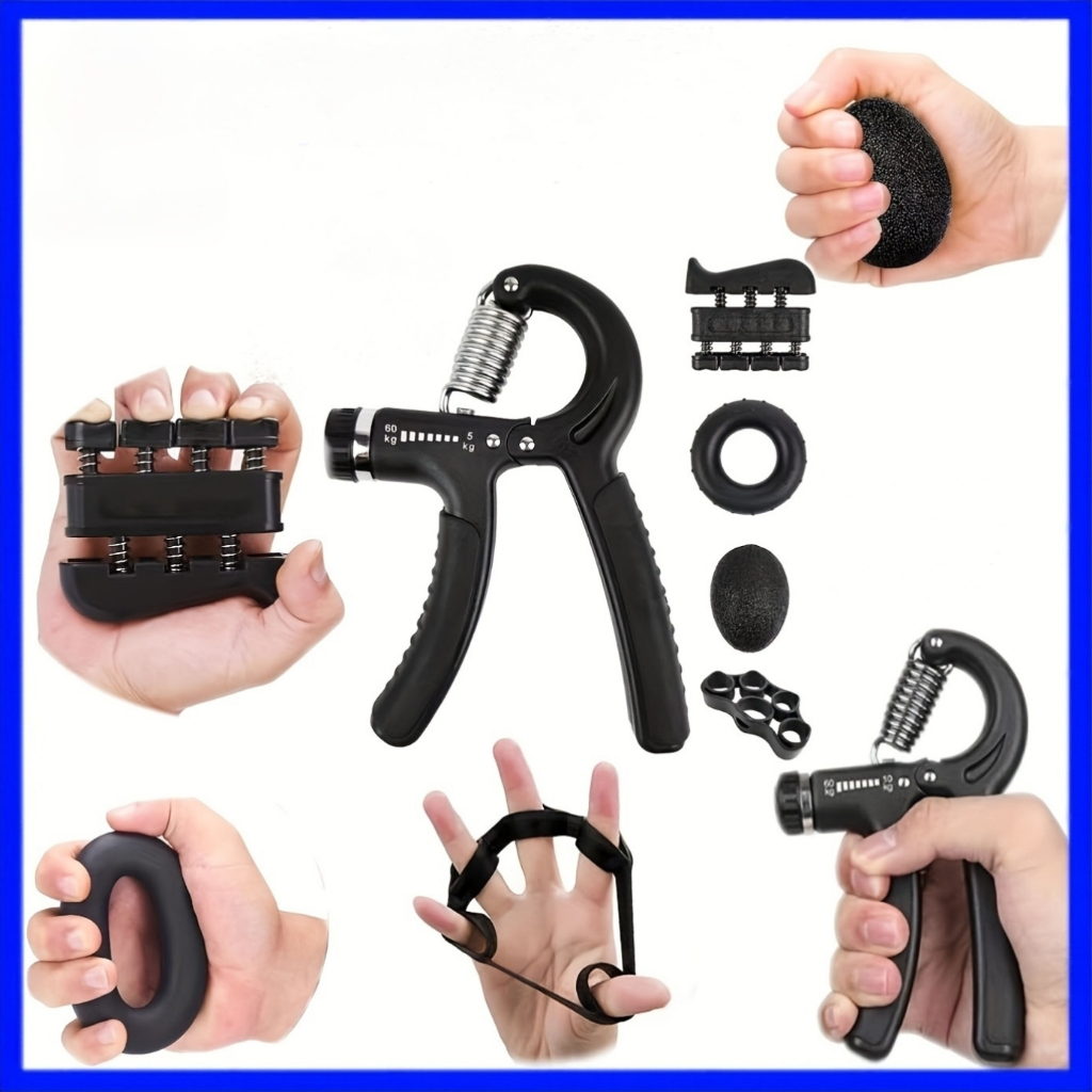 kit 5 pçs hand grip aperto dedos mãos punho fisioterapia fitness em Oferta na Shopee