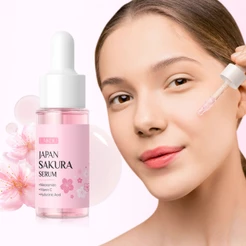 [Novo Design] LAIKOU Japan Sakura Serum Aperta Poros Rejuvenescimento Da Pele Mesmo Tom De 17ml/30ml