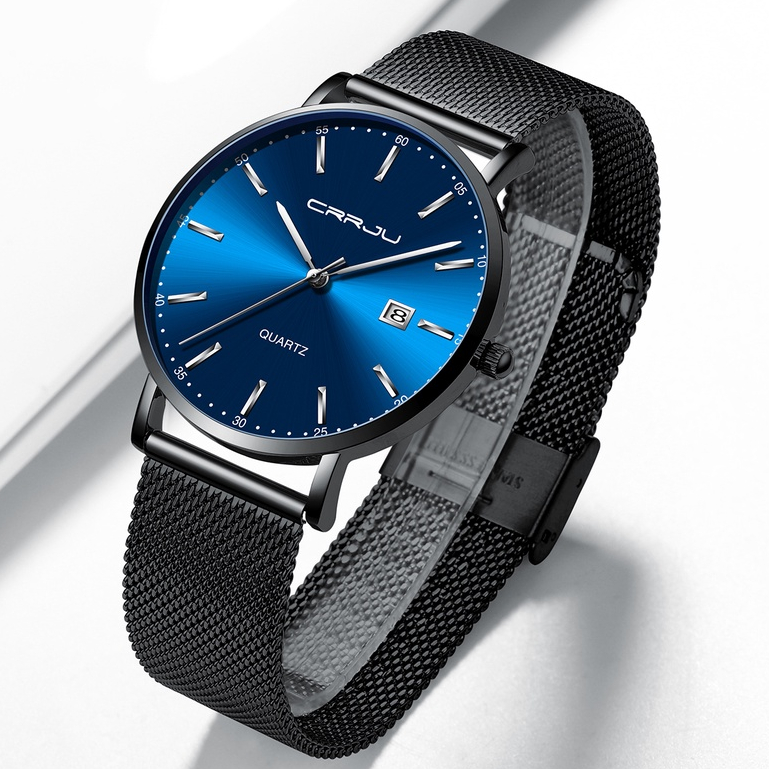 CRRJU Relógios Masculinos Marca Superior Casual Luxo Ultrafino Quartzo À Prova D'água 2161 X · foto 2