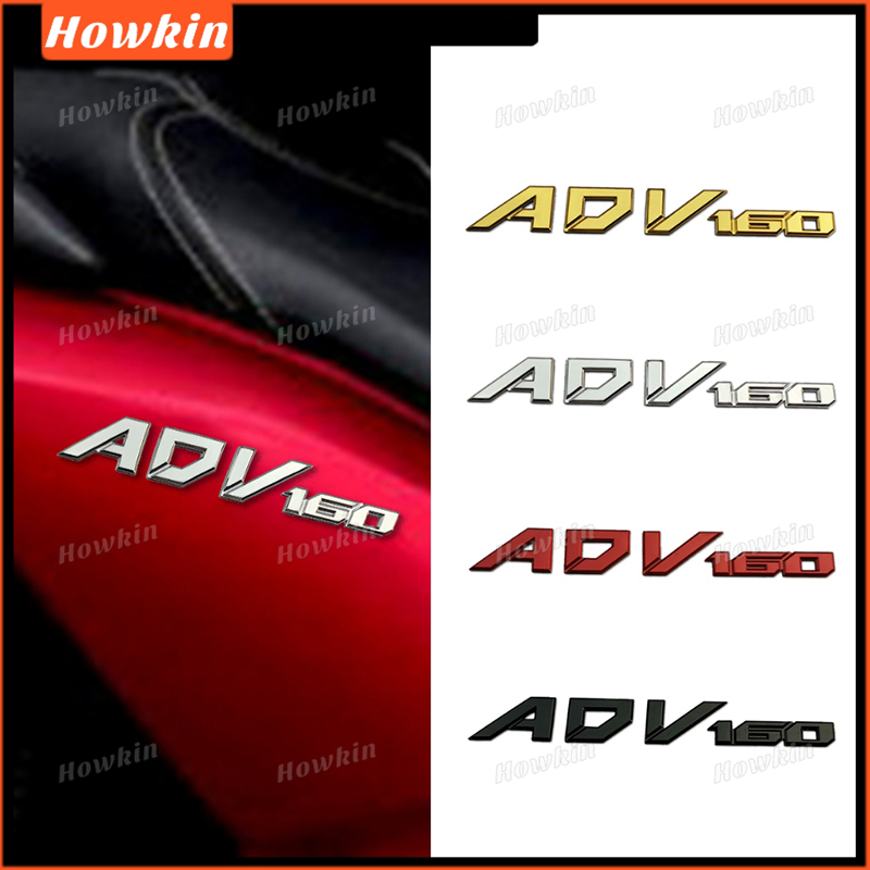 Moda 1 peça ADESIVO para HONDA ADV160 Moto Decalques Emblema Emblema 3D Decalque Aplique