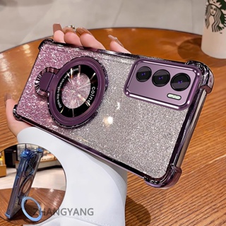 Capa De Telefone Para Realme C75 Flash Galvanizado Estética Liga Suporte Novo design silicone TPU anti Queda Casca Macia em Oferta na Shopee