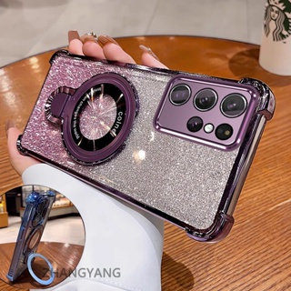 Capa De Telefone Para Samsung S25 S25 Plus S25 Ultra Flash Galvanizada Suporte De Liga Estética Novo design silicone TPU em Oferta na Shopee