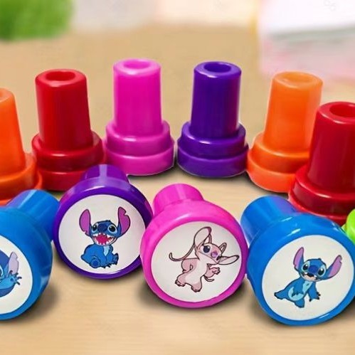 12pcs Stitch Seal Brinquedos Infantis Professor De Jardim De Infância Incentiva Presentes De Aniversário De Feriado Reco