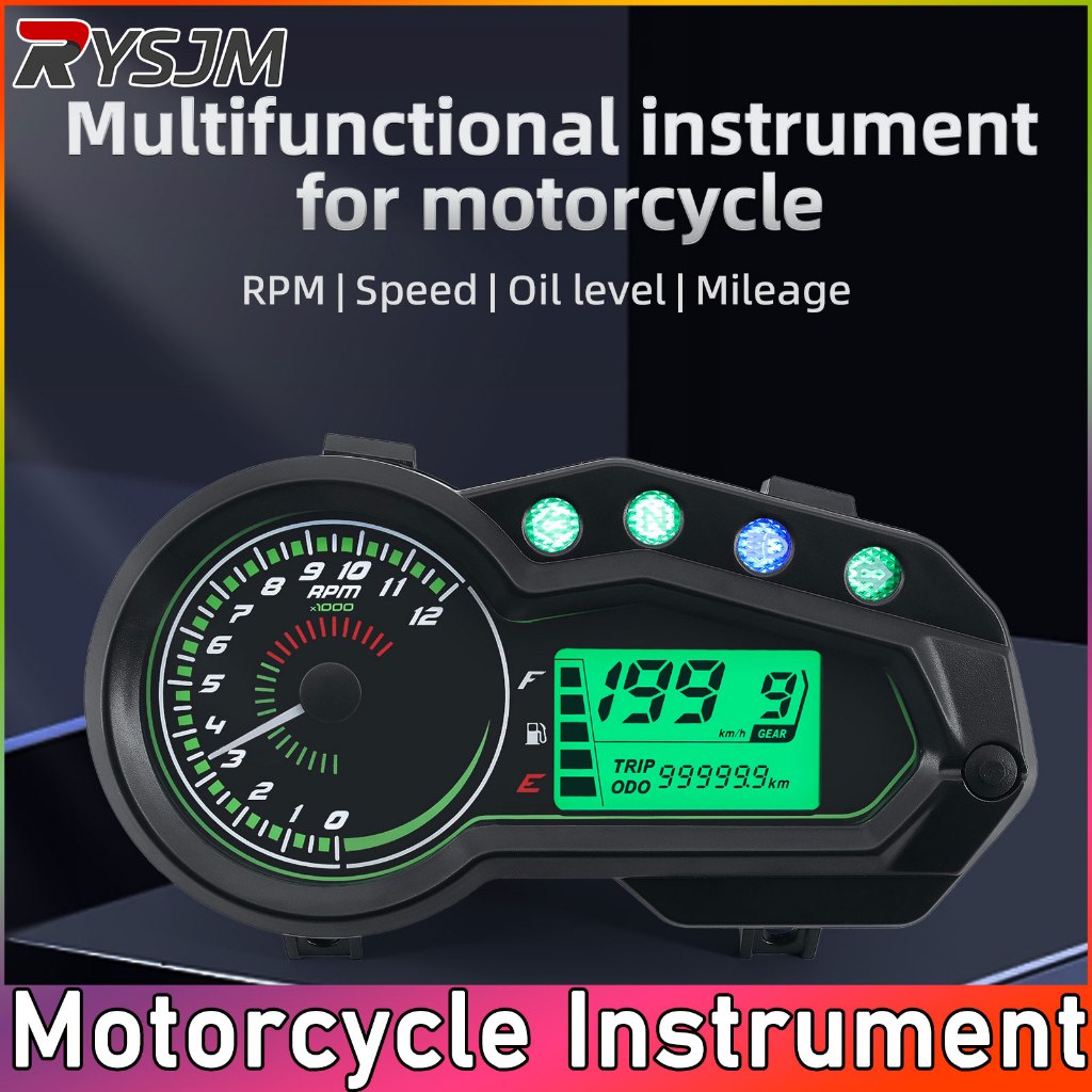 Velocímetro De Motocicleta , Odômetro , Quilometragem , 12K RPM , Tacômetro , Display De Nível De Óleo Para Motocicletas