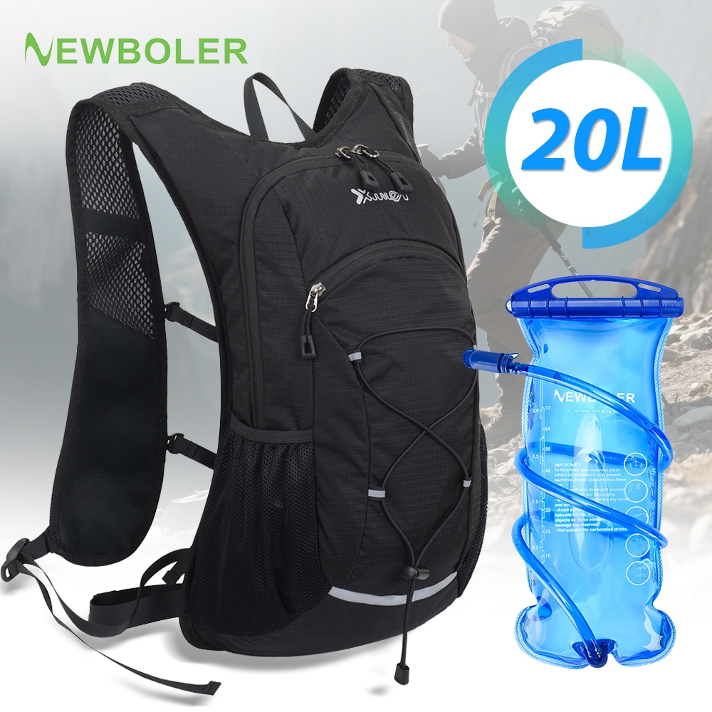 Newboler 20L Mochila Para Bicicleta De Montanhismo De Grande Capacidade Bolsa De Hidratação Respirável À Prova D'água Pa em Oferta na Shopee