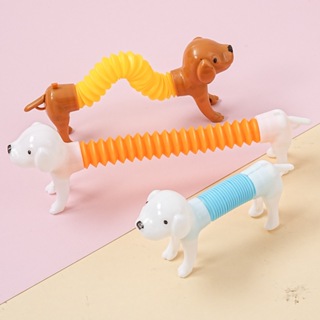 【5 pcs】Brinquedo de descompressão tubo pop retrátil cão estiramento variedade modelagem filhote de cachorro das crian em Oferta na Shopee