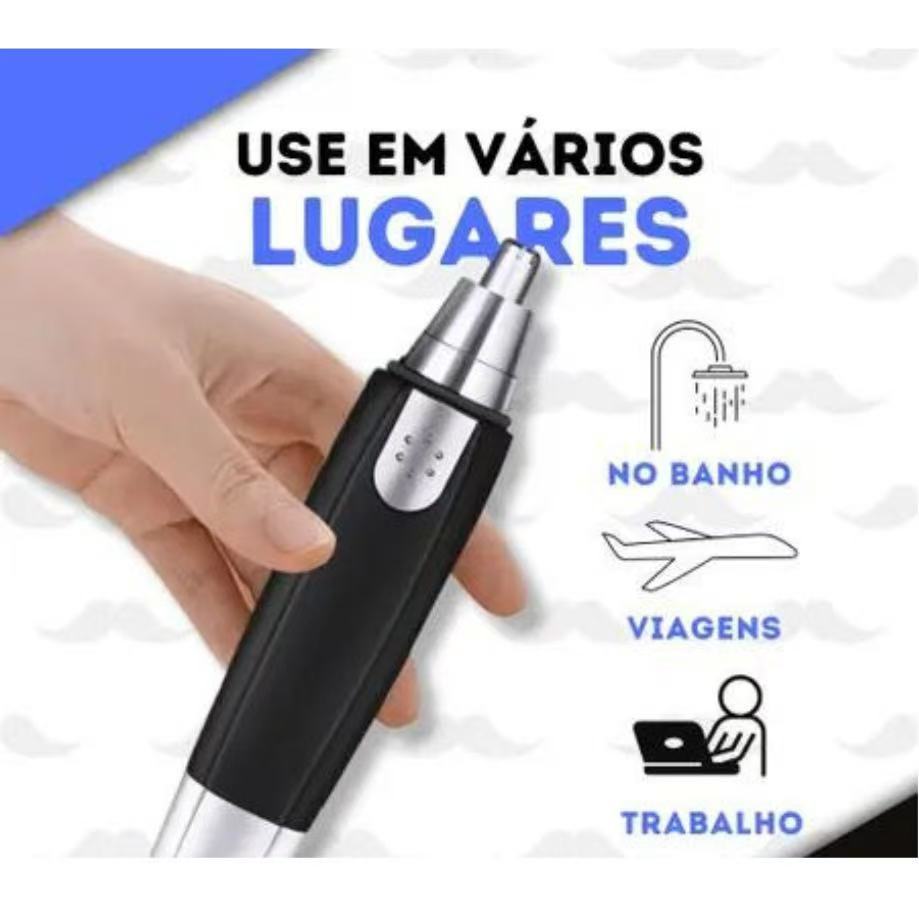 Elétrico/portátil pêlos do nariz/pêlos da orelha/removedor de pêlos faciais aparador removedor