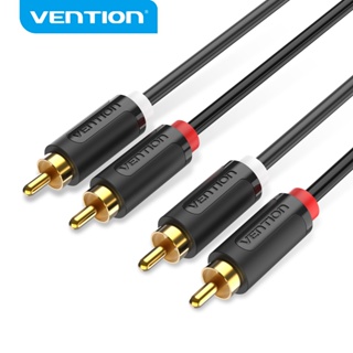 Vention Cabo RCA 2RCA Para 2RCA Estéreo Banhado A Ouro De Áudio Home Theater DVD TV Amplificador CD Soundbox em Oferta na Shopee
