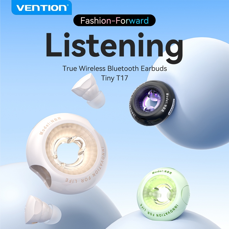 Vention Novo Fone De Ouvido Sem Fio Bluetooth 5.3 Tamanho Pequeno IPX4 À Prova De Poeira E Dwaterproof Água Mini Verdade em Oferta na Shopee